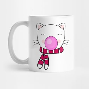 Cute and Funny Cat Bubblegum Mug